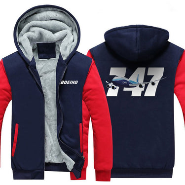 B747 DESIGNED ZIPPER SWEATER THE AV8R